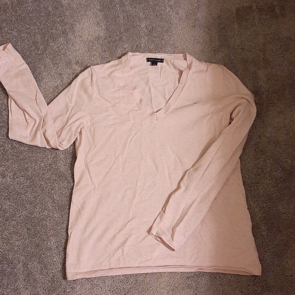 Tommy Hilfiger Womens V Neck Sweater